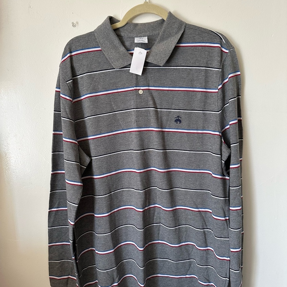 Gray Striped Men's Shirt